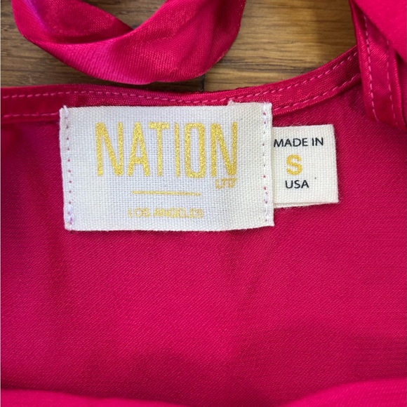 Nation LTD Veronica Party Red Mini NYE New‎ Years Eve Dress - Picture 8 of 11